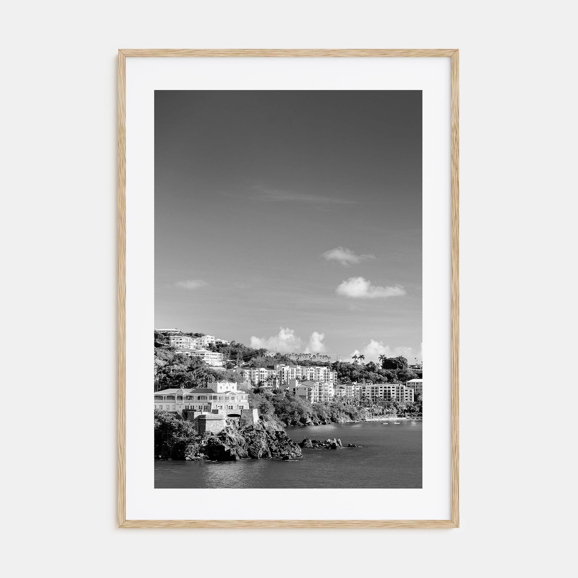 Saint Thomas Photo B&W Poster