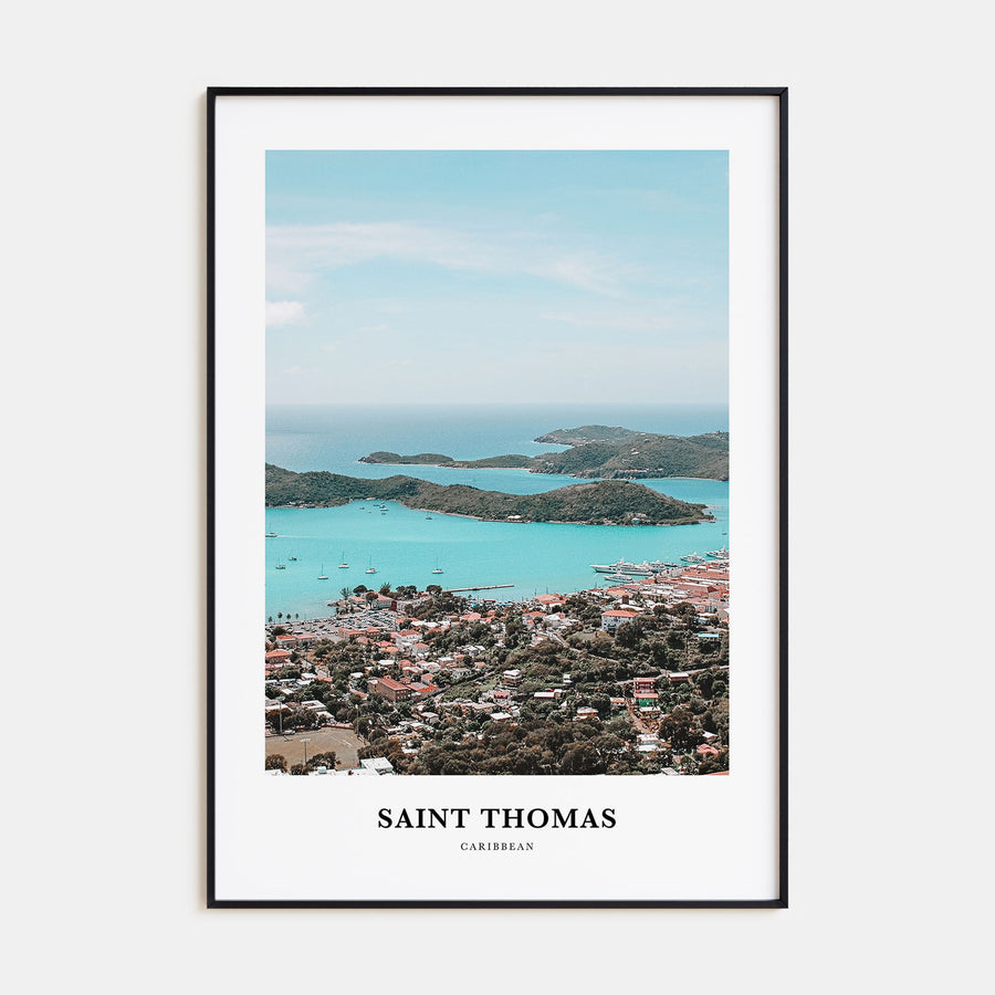 Saint Thomas Portrait Color Poster