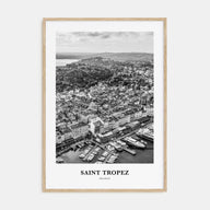 Saint-Tropez Portrait B&W Poster