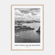Saint Vincent and the Grenadines Portrait B&W Poster
