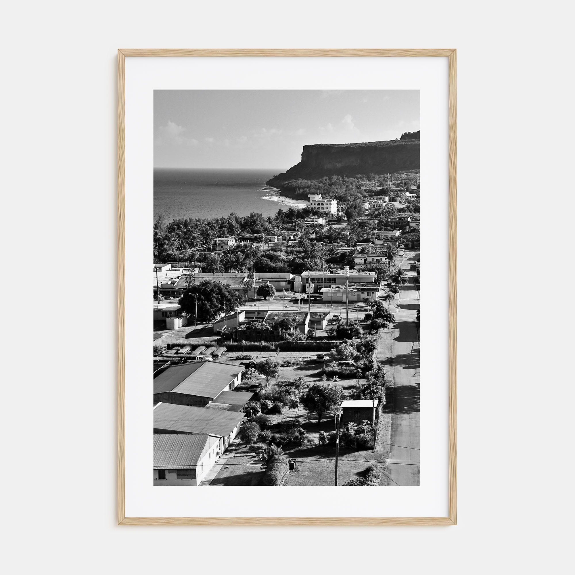 Saipan Photo B&W Poster