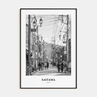 Saitama Portrait B&W Poster