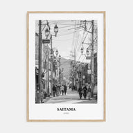 Saitama Portrait B&W Poster