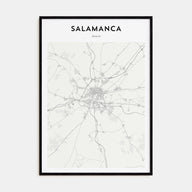Salamanca Map Portrait Poster
