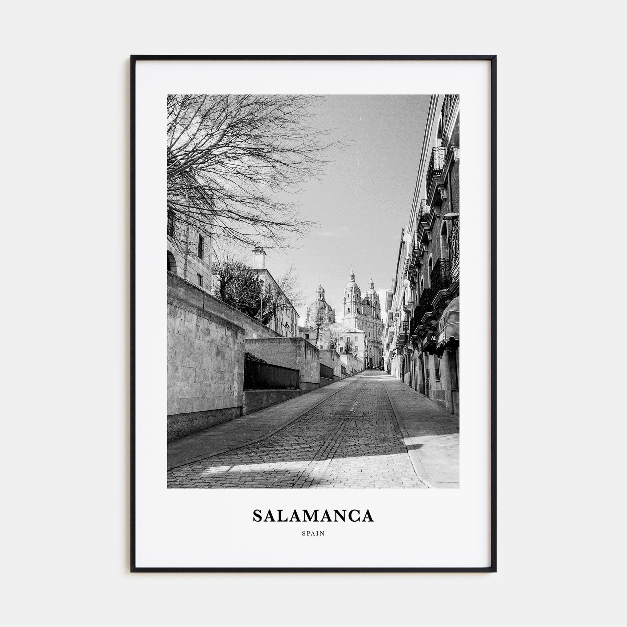 Salamanca Portrait B&W Poster