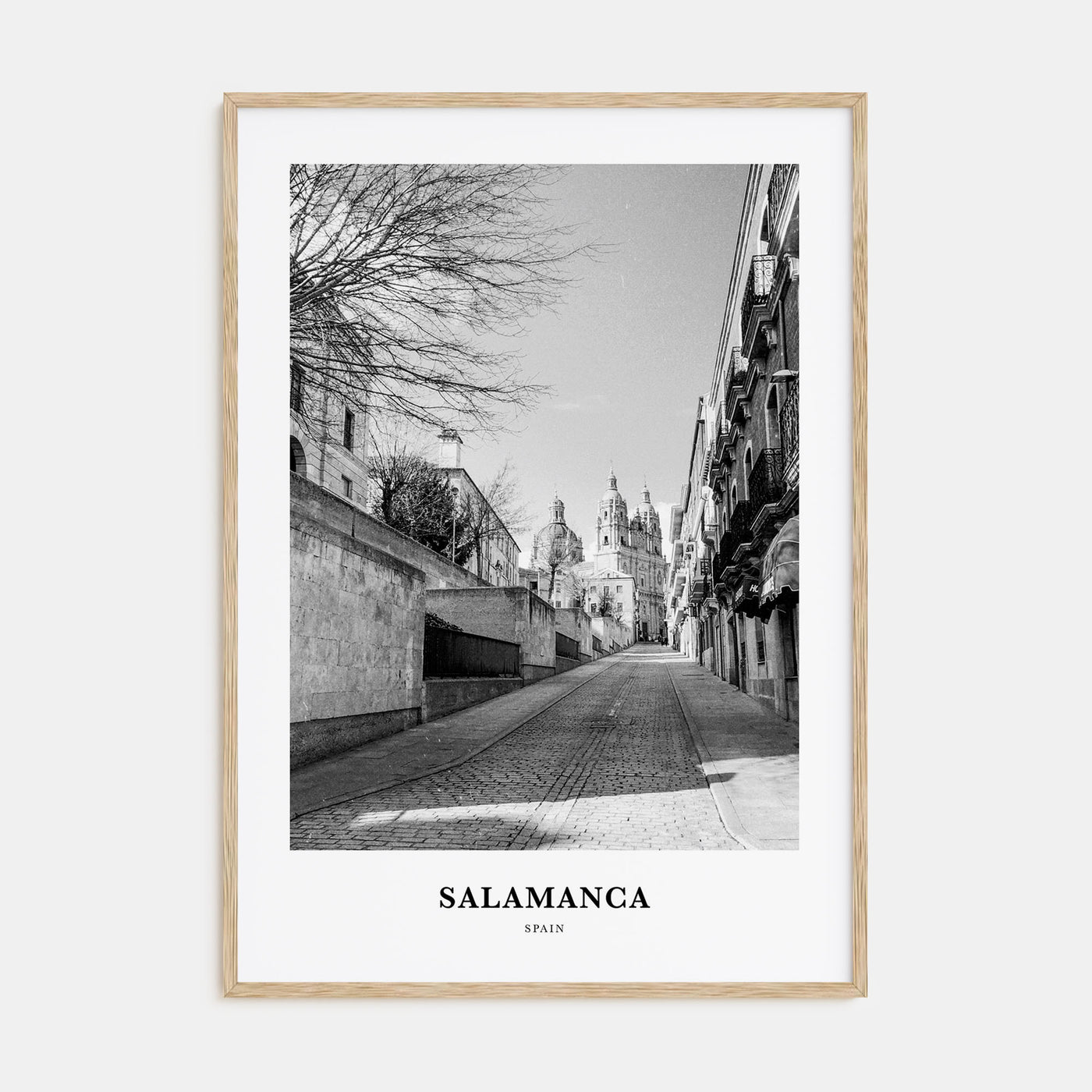 Salamanca Portrait B&W Poster