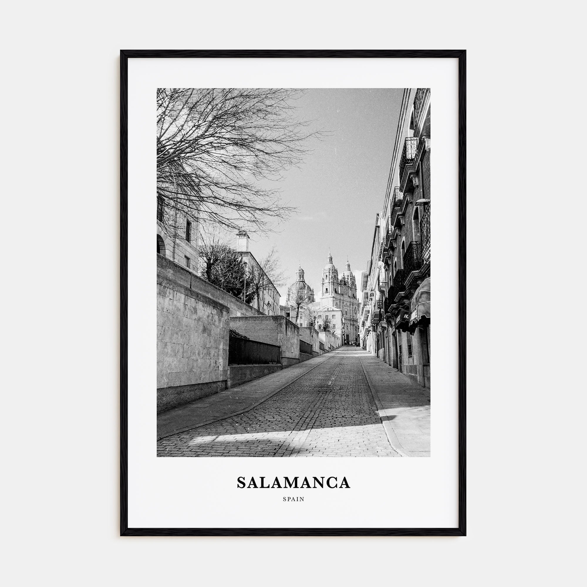 Salamanca Portrait B&W Poster