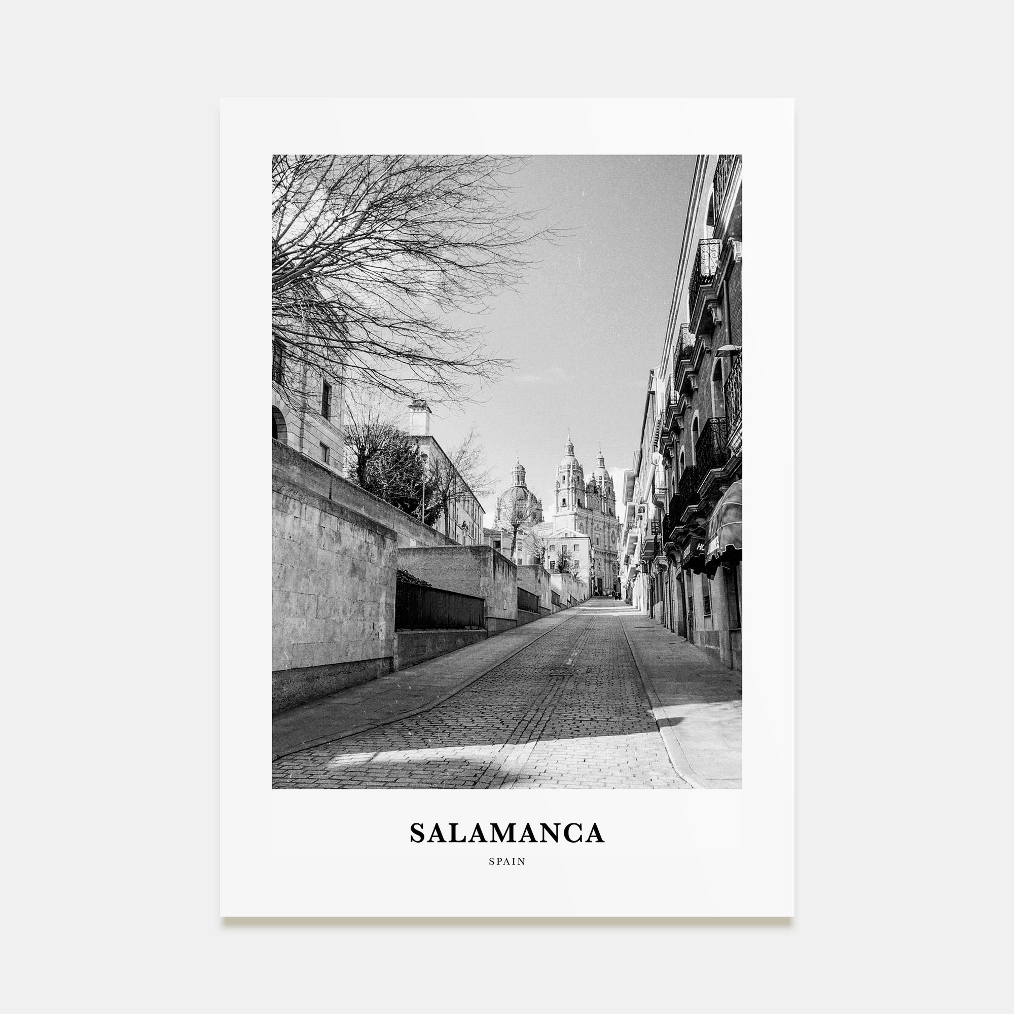 Salamanca Portrait B&W Poster