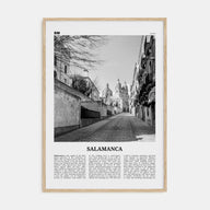 Salamanca Travel B&W Poster