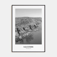 Salcombe Portrait B&W Poster