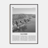Salcombe Travel B&W Poster