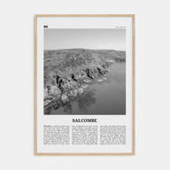Salcombe Travel B&W Poster