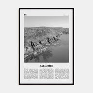 Salcombe Travel B&W Poster