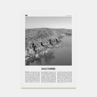 Salcombe Travel B&W Poster