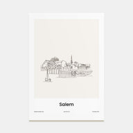 Salem, Massachusetts Drawn Poster