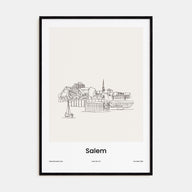 Salem, Massachusetts Drawn Poster