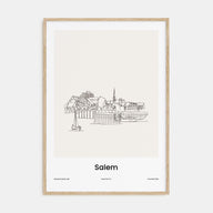 Salem, Massachusetts Drawn Poster