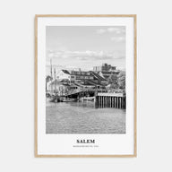Salem, Massachusetts Portrait B&W Poster