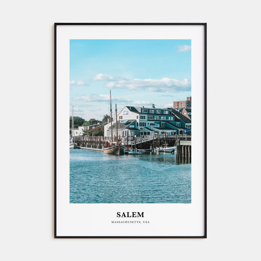 Salem, Massachusetts Portrait Color Poster
