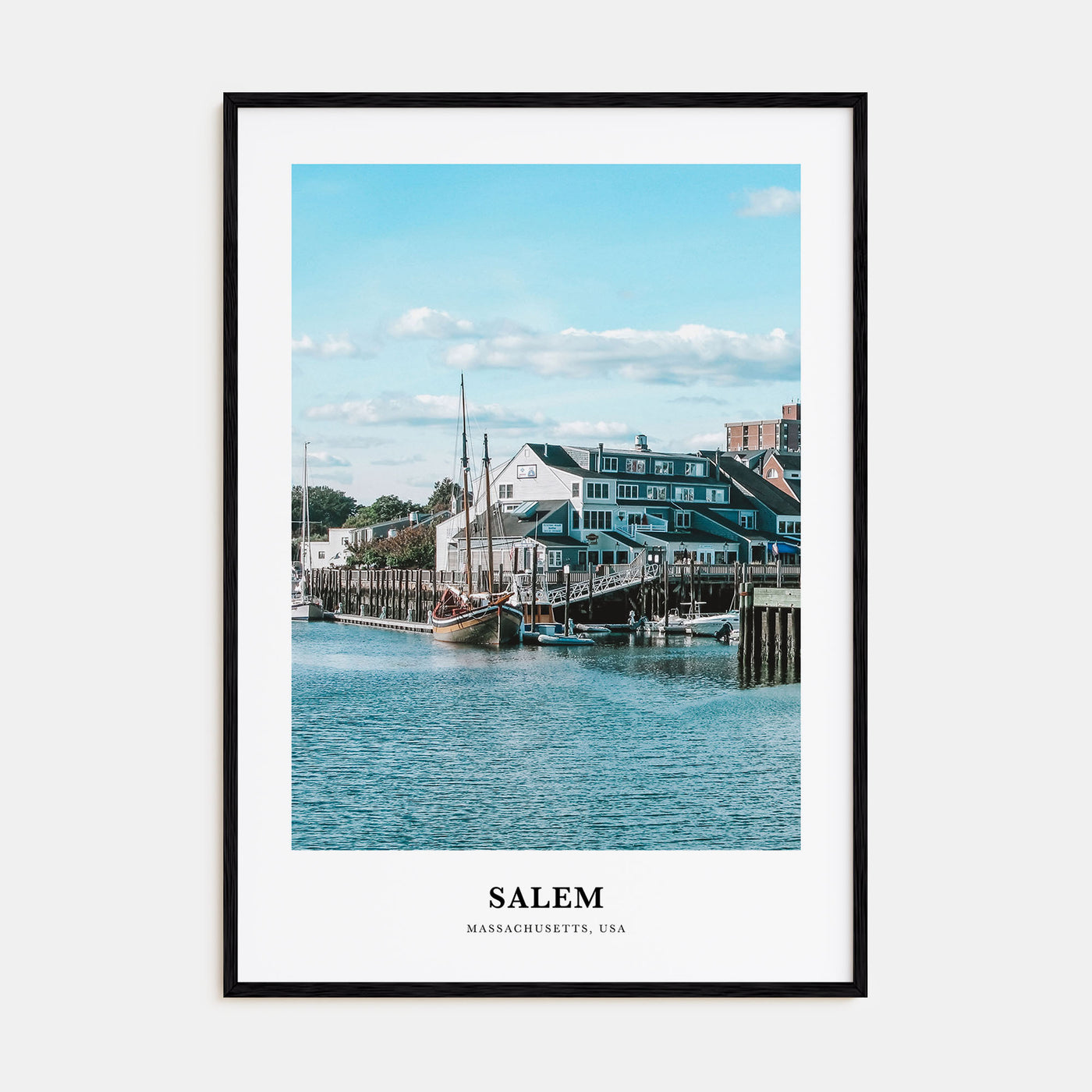 Salem, Massachusetts Portrait Color Poster