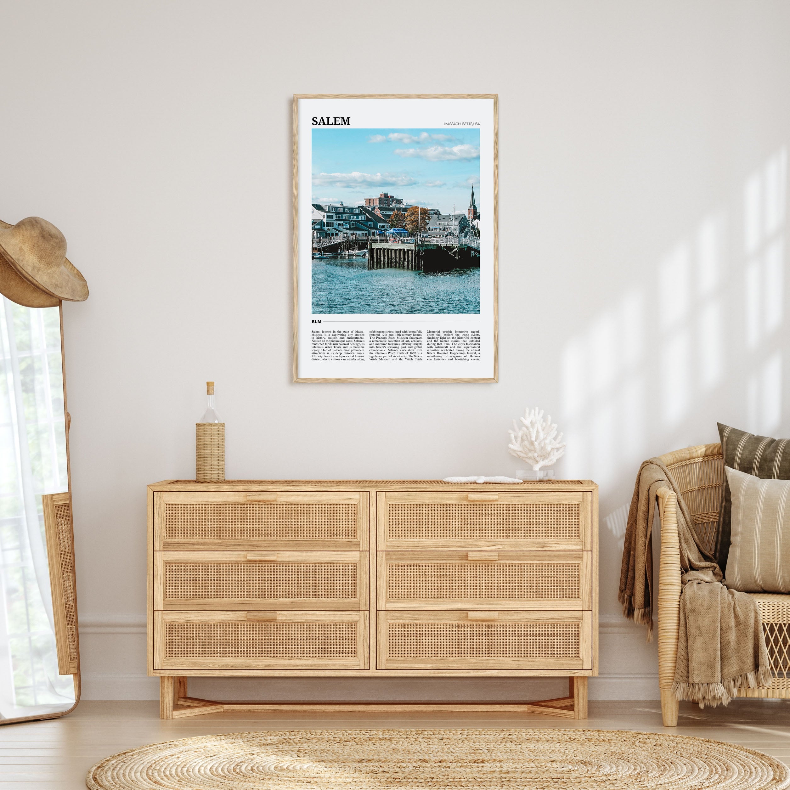 Salem, Massachusetts Travel Color Poster