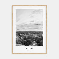 Salem, Oregon Portrait B&W Poster