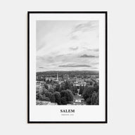 Salem, Oregon Portrait B&W Poster