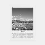 Salerno Travel B&W Poster