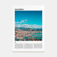 Salerno Travel Color Poster