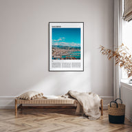 Salerno Travel Color Poster