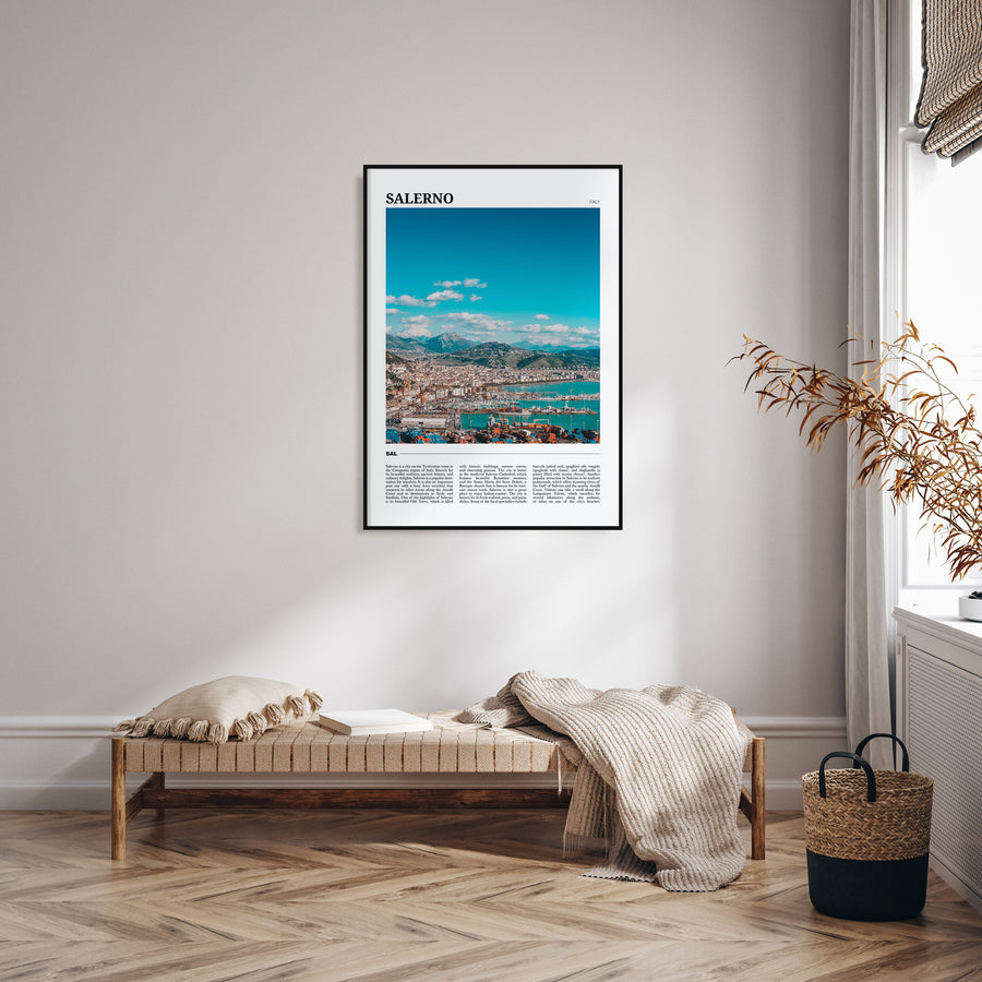 Salerno Travel Color Poster