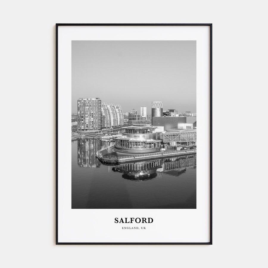 Salford Portrait B&W Poster