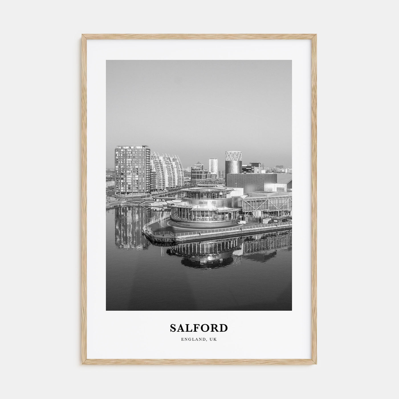 Salford Portrait B&W Poster