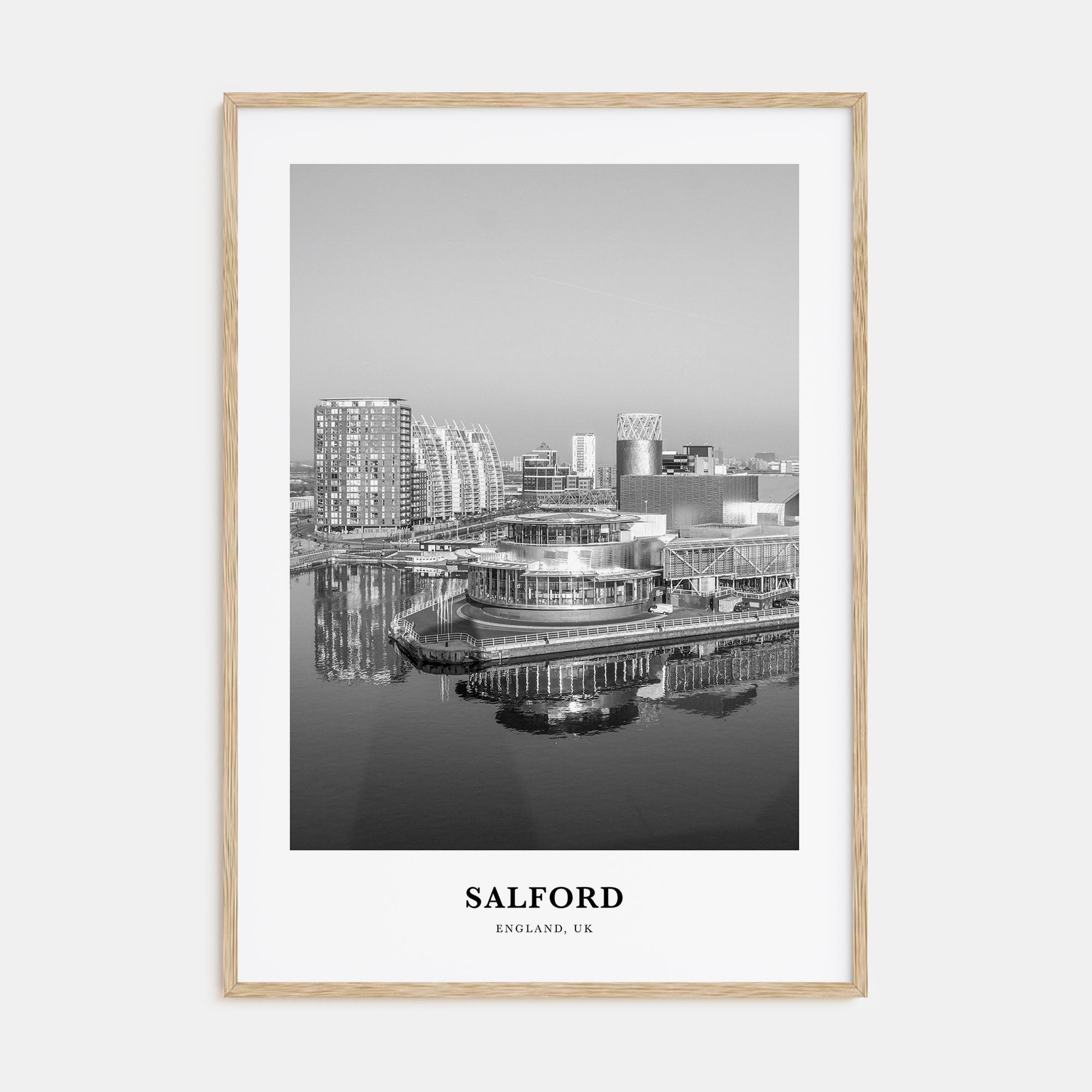 Salford Portrait B&W Poster
