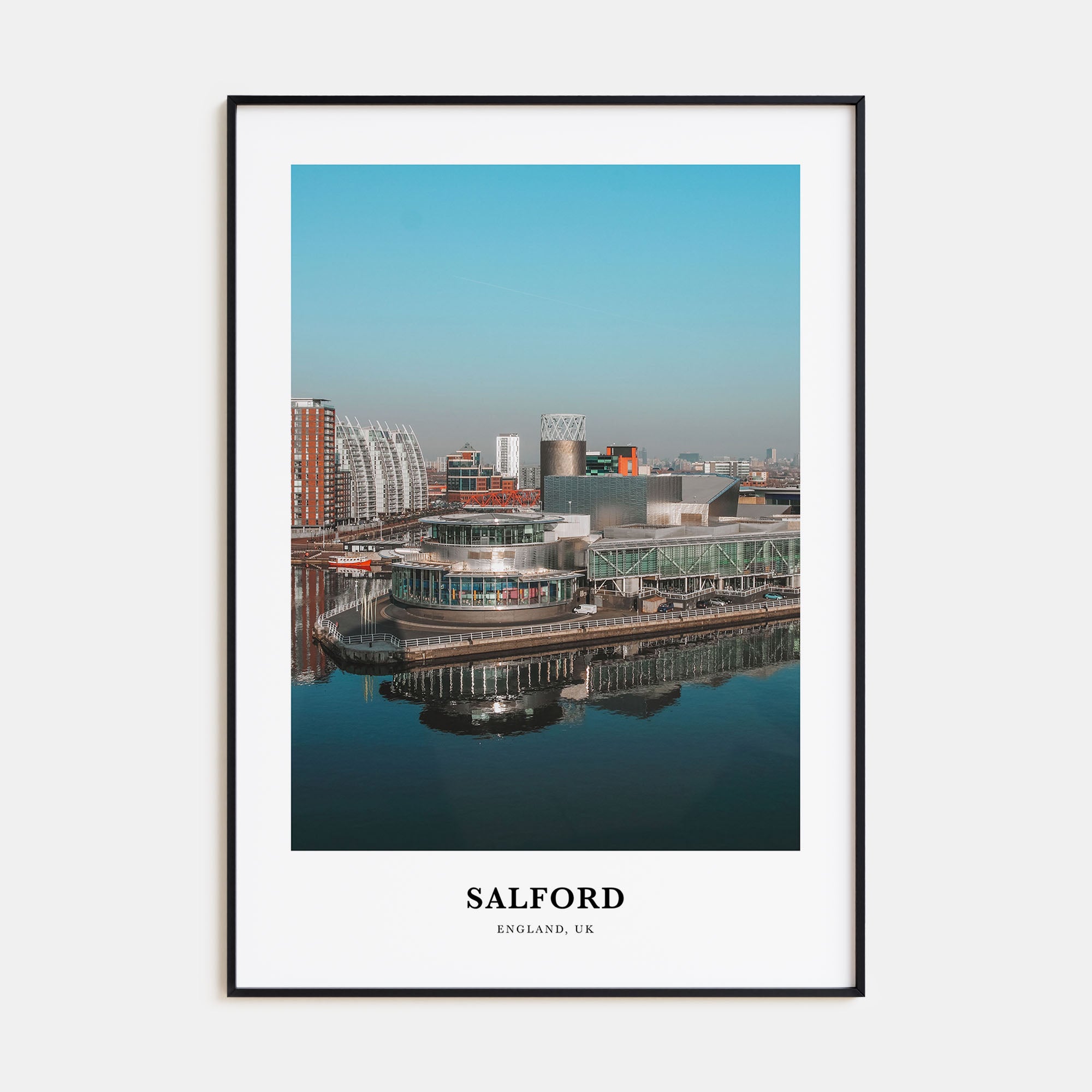 Salford Portrait Color Poster