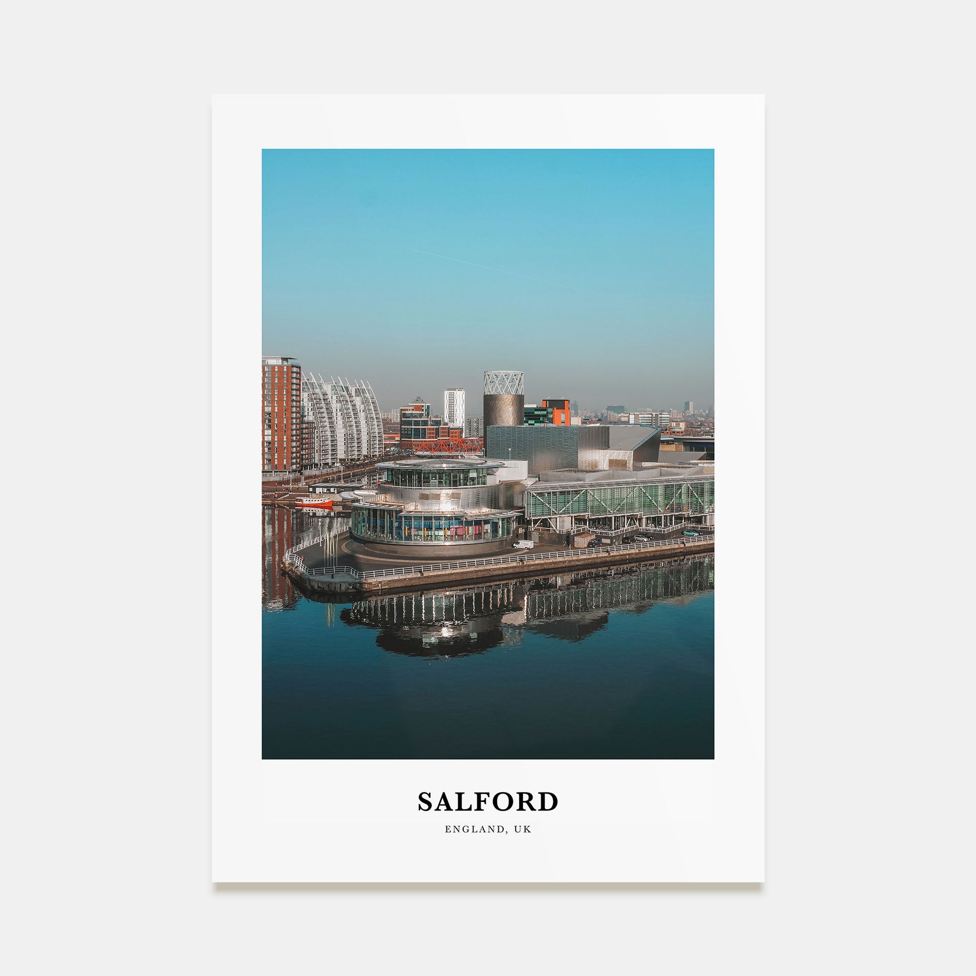 Salford Portrait Color Poster