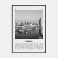 Salford Travel B&W Poster