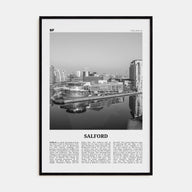 Salford Travel B&W Poster