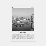 Salford Travel B&W Poster