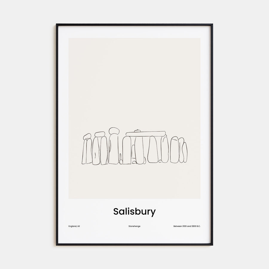 Salisbury Drawn Poster