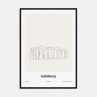 Salisbury Drawn Poster