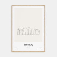 Salisbury Drawn Poster