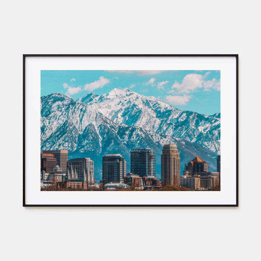 Salt Lake City Landscape Color Poster