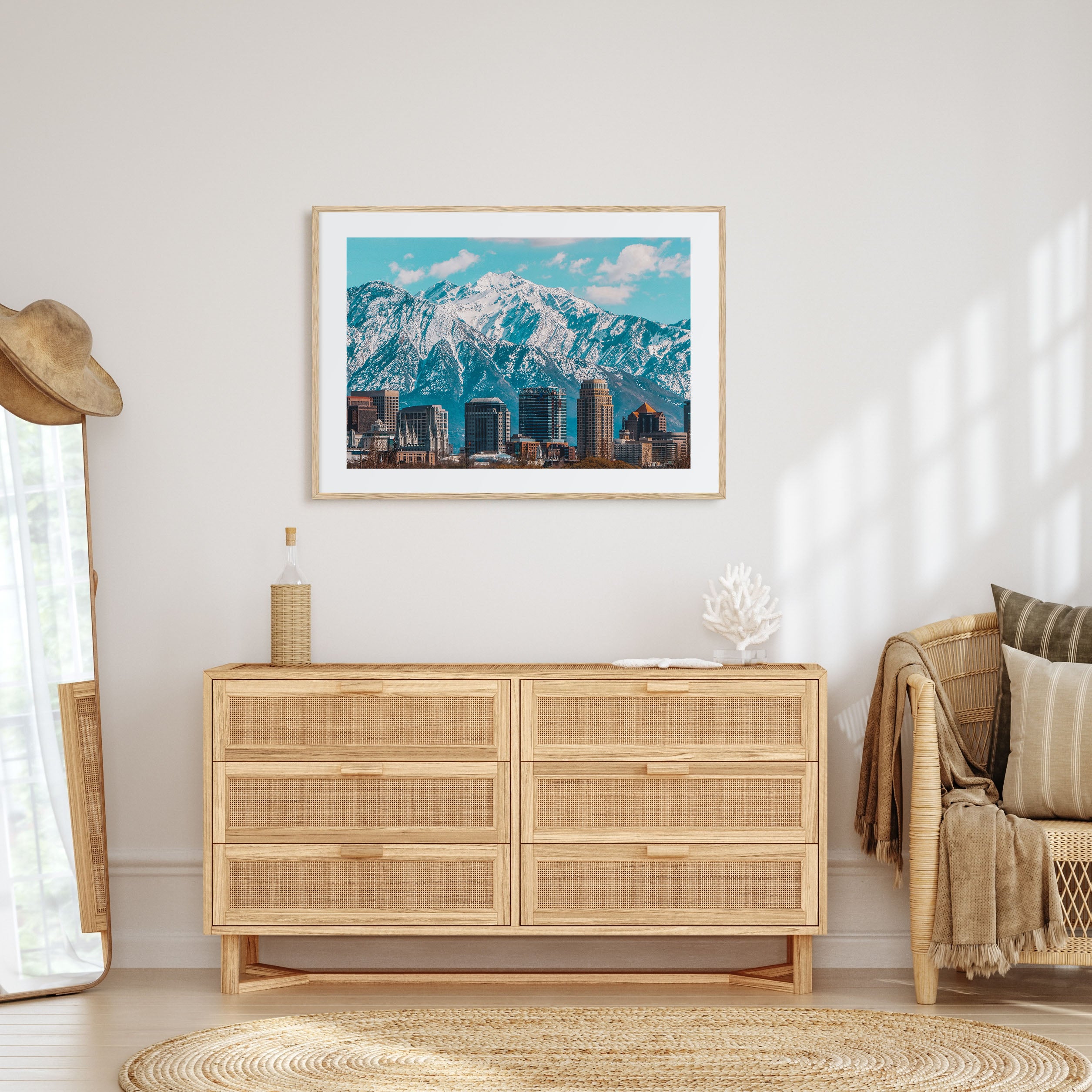 Salt Lake City Landscape Color Poster