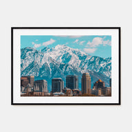 Salt Lake City Landscape Color Poster