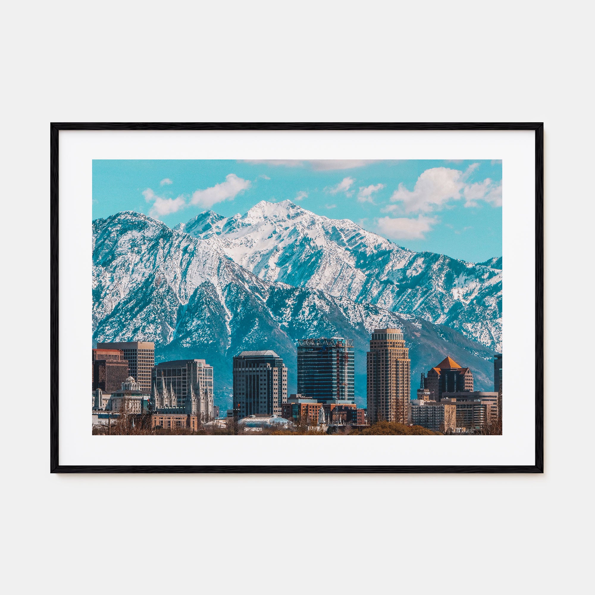 Salt Lake City Landscape Color Poster