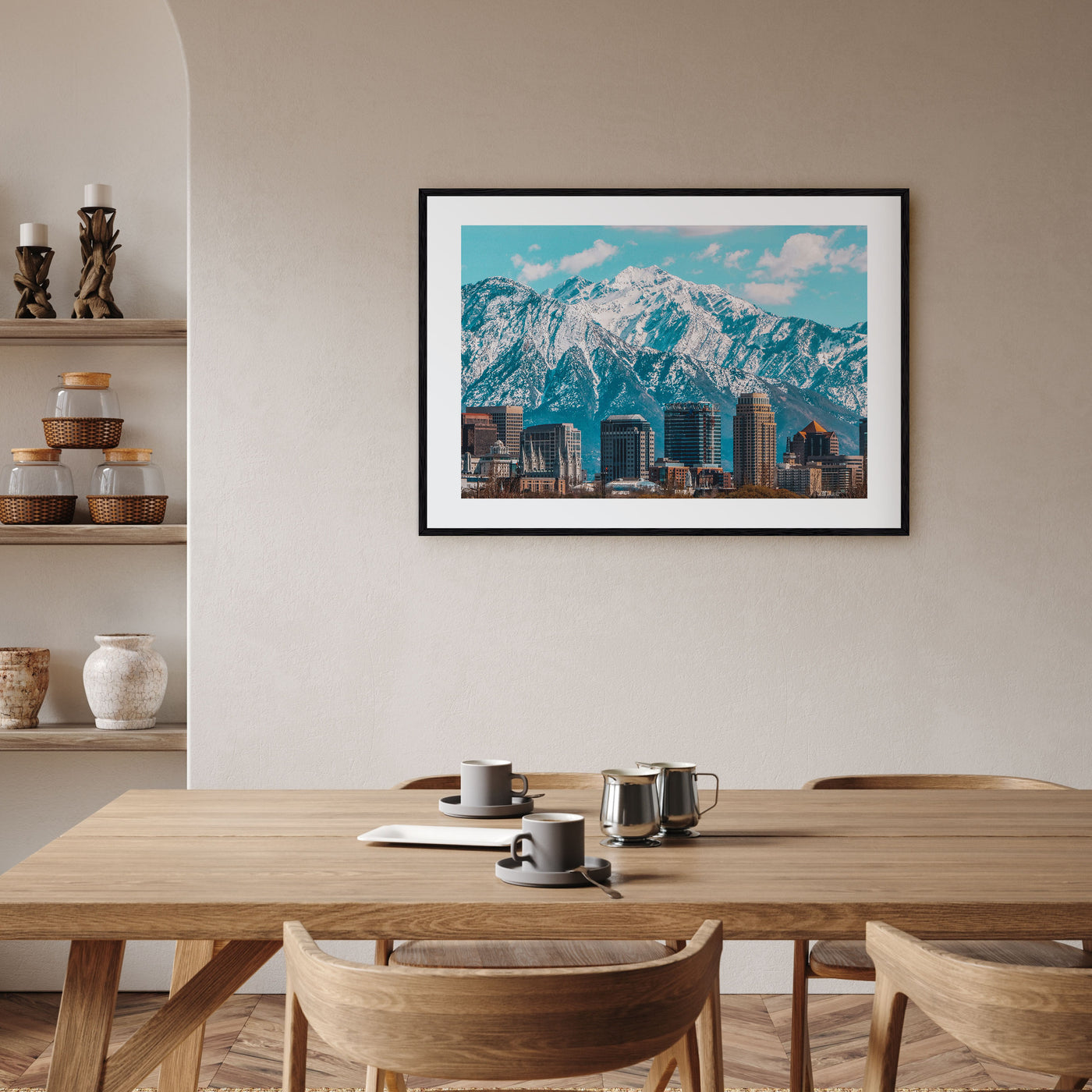 Salt Lake City Landscape Color Poster
