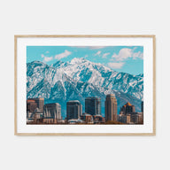 Salt Lake City Landscape Color Poster