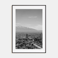 Salt Lake City Photo B&W No 1 Poster