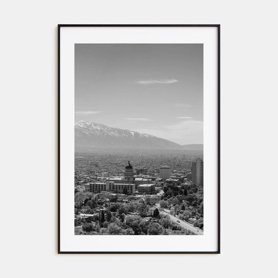Salt Lake City Photo B&W No 1 Poster